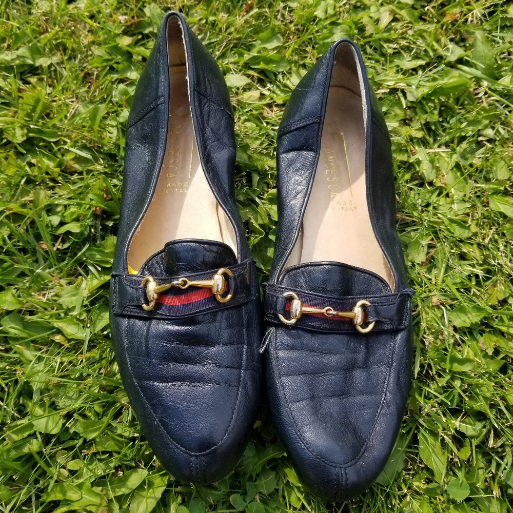 Francesca Italian Leather Loafers - Picture 2 of 8